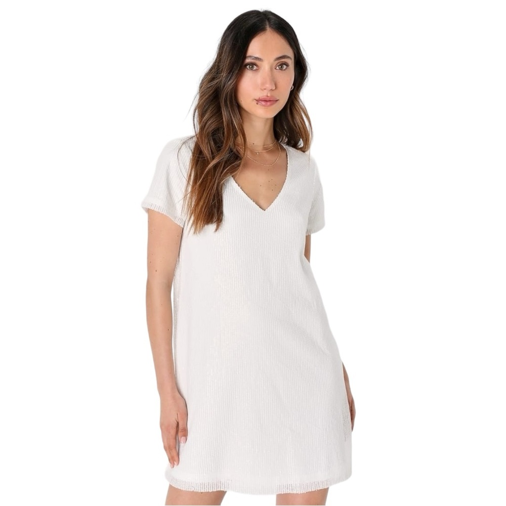 Lulu's White Mini Dress